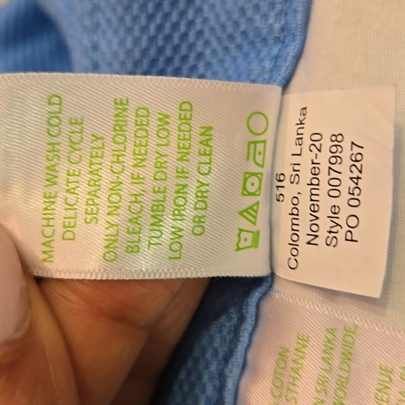 Lilly Pulitzer Callahan Stretch In Blue Peri - Picture 10 of 10